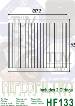 Filtr Oleju HF 133