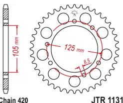 JT Zębatka Tylna JTR1131