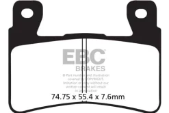 Klocki hamulcowe EBC FA296