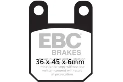 Klocki hamulcowe EBC SFA115 skuterowe