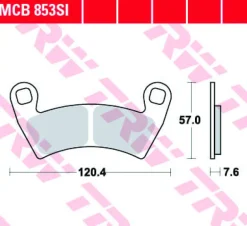 Klocki Hamulcowe TRW MCB853