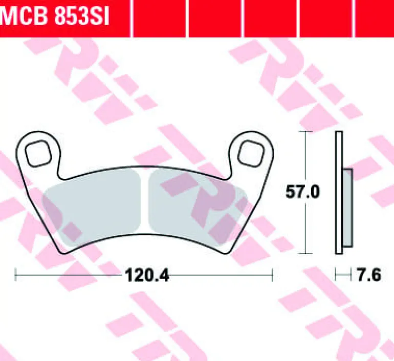 Klocki Hamulcowe TRW MCB853