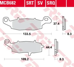 Klocki Hamulcowe TRW MCB682