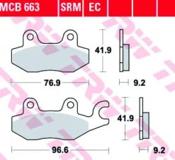 Klocki Hamulcowe TRW MCB663