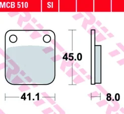 Klocki Hamulcowe TRW MCB510