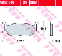 Klocki Hamulcowe TRW MCB640