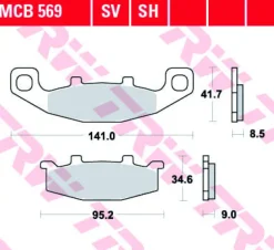 Klocki Hamulcowe TRW MCB569