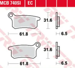 Klocki Hamulcowe TRW MCB740