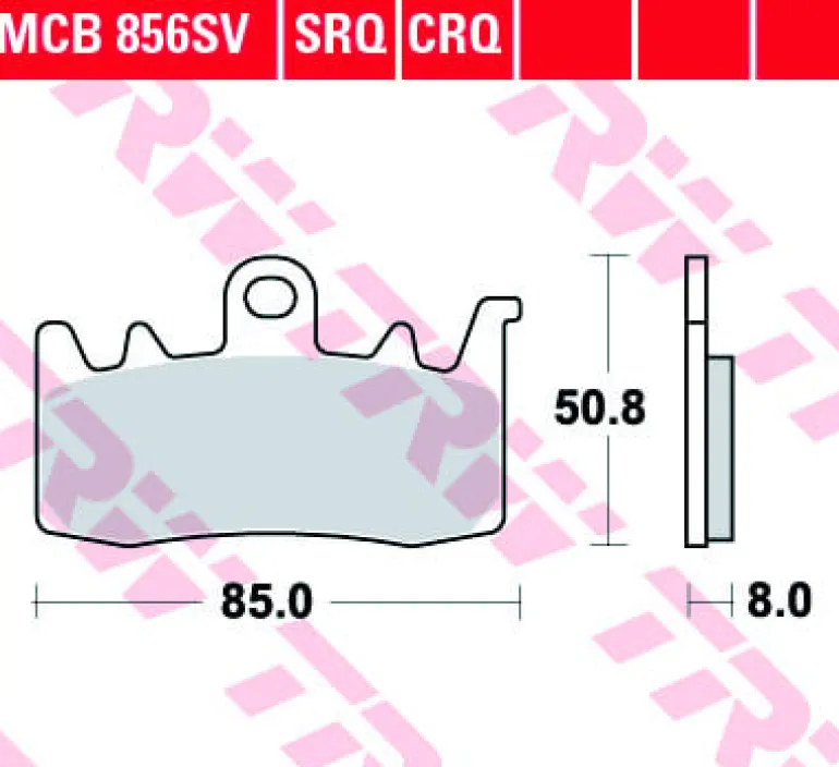 Klocki Hamulcowe TRW MCB856