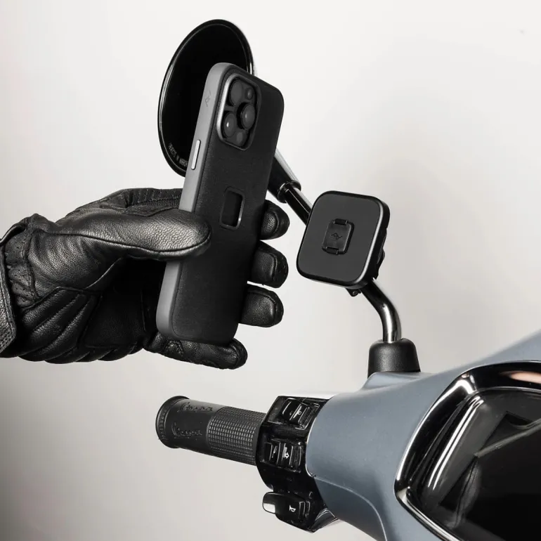 Peak Design Uchwyt Motocyklowy Do Telefonu Na Lusterko - Czarny
