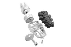 Podnóżki Evo Sw-Motech Bmw R1200Gs Lc/Adv (12-), R1250Gs/Adv (18-), Black/Silver
