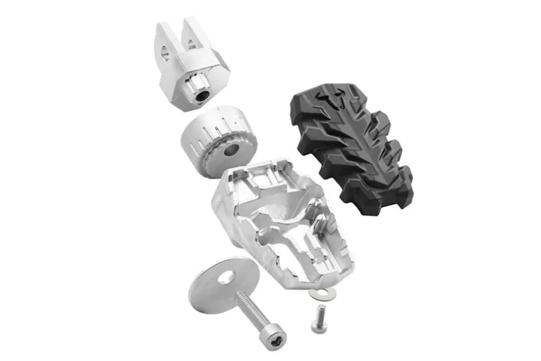 Podnóżki Evo Sw-Motech Bmw R1200Gs Lc/Adv (12-), R1250Gs/Adv (18-), Black/Silver