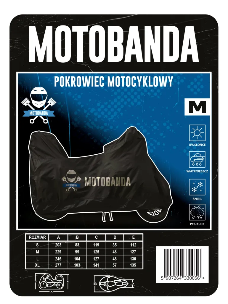 Pokrowiec na motocykl Motobanda