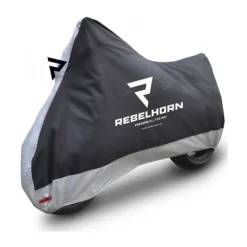 Pokrowiec Na Motocykl Rebelhorn Cover II Black/silver