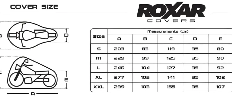 Pokrowiec na motocykl Roxar