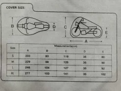 Pokrowiec Wodoodporny na Motocykl Oxford Aquatex