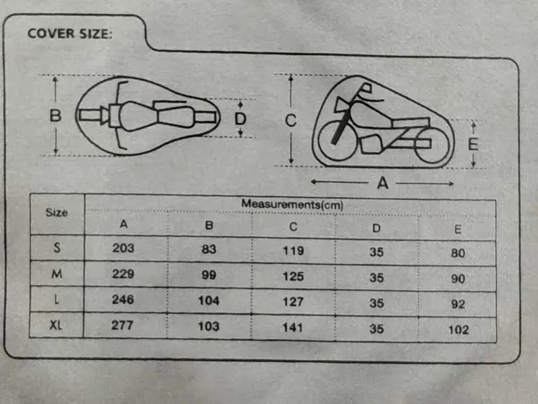 Pokrowiec Wodoodporny na Motocykl Oxford Aquatex