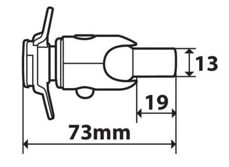 Uchwyt mocowany za pomocą śruby M8 Lampa Opti Screw M8