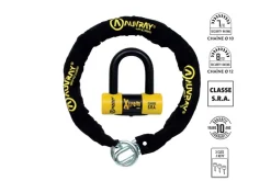Zestaw Łańcuch Lasso Z Kłódką Xtrem Mini Auvray 12 Długość 120 Cm, Średnica 12 Mm